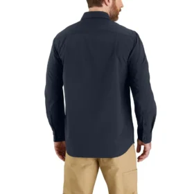 Camisa de manguitos longos de corte descontraído Force Sun Defender™ em chambray para homem – Camisas com proteção solar