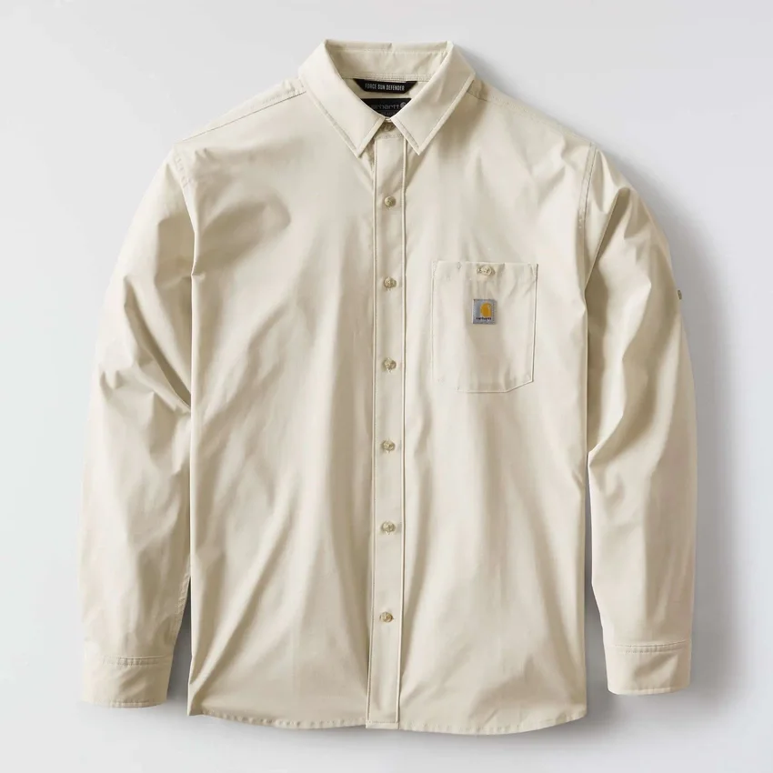 Camisa de manguitos longos de corte descontraído Force Sun Defender™ para homem - Camisas com proteção solar