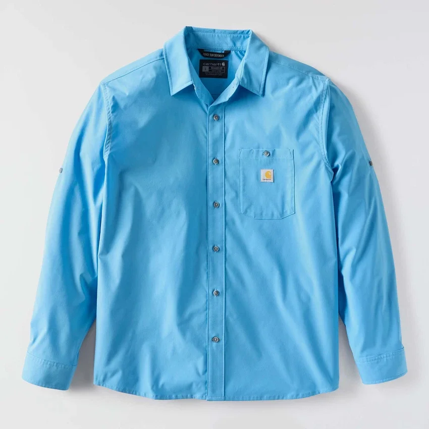 Camisa de manguitos longos de corte descontraído Force Sun Defender™ para homem - Camisas com proteção solar