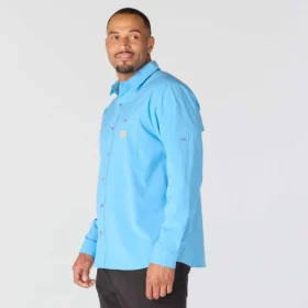 Camisa de manguitos longos de corte descontraído Force Sun Defender™ para homem – Camisas com proteção solar