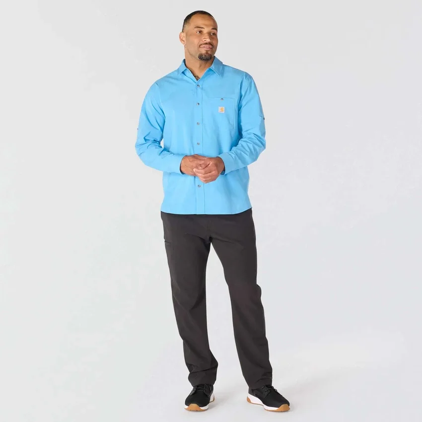Camisa de manguitos longos de corte descontraído Force Sun Defender™ para homem - Camisas com proteção solar