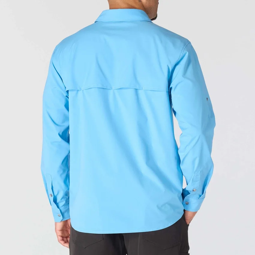 Camisa de manguitos longos de corte descontraído Force Sun Defender™ para homem - Camisas com proteção solar