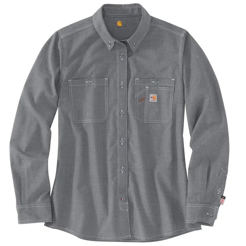 Camisa de manguitos longos Sun Defender™ com corte descontraído para mulher da Fr Force - Camisas de proteção solar