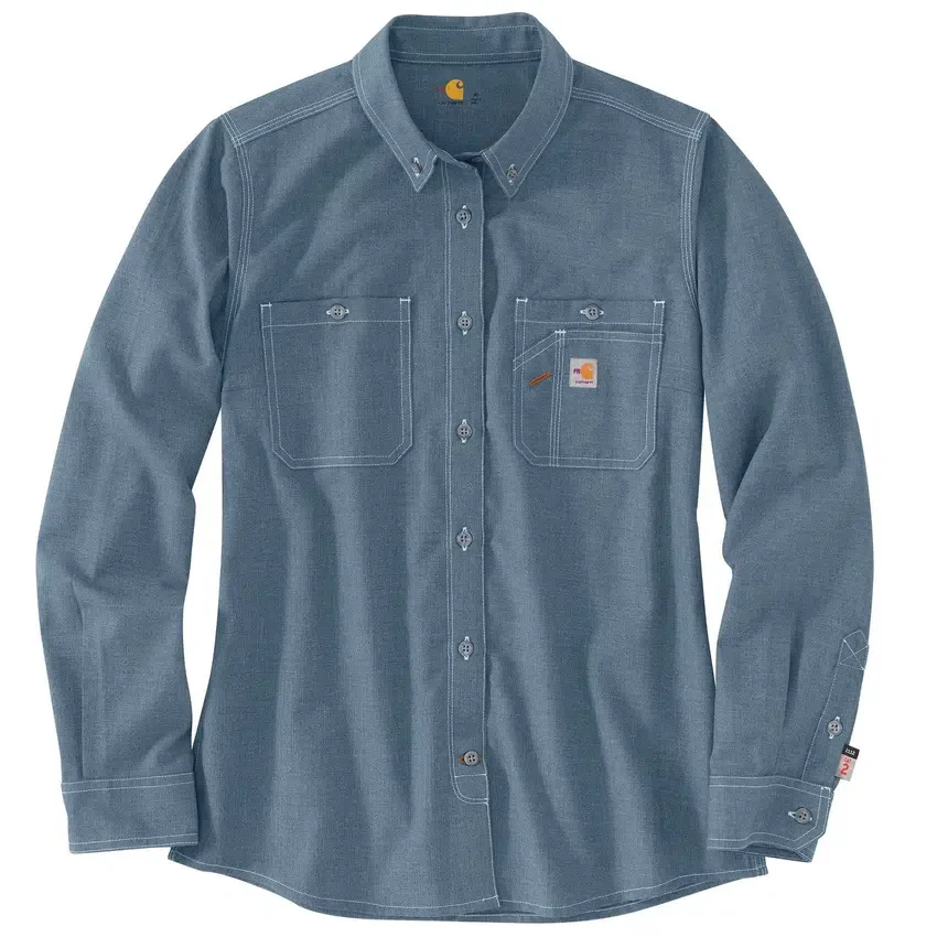Camisa de manguitos longos Sun Defender™ com corte descontraído para mulher da Fr Force - Camisas de proteção solar