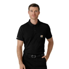Camisa de polo de manguitos cortos leves Rugged Flex® Rscu para uso clínico