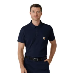Camisa de polo de manguitos cortos leves Rugged Flex® Rscu para uso clínico