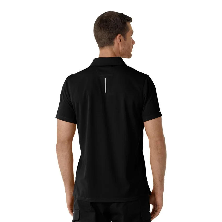 Camisa de polo de manguitos cortos leves Rugged Flex® Rscu para uso clínico