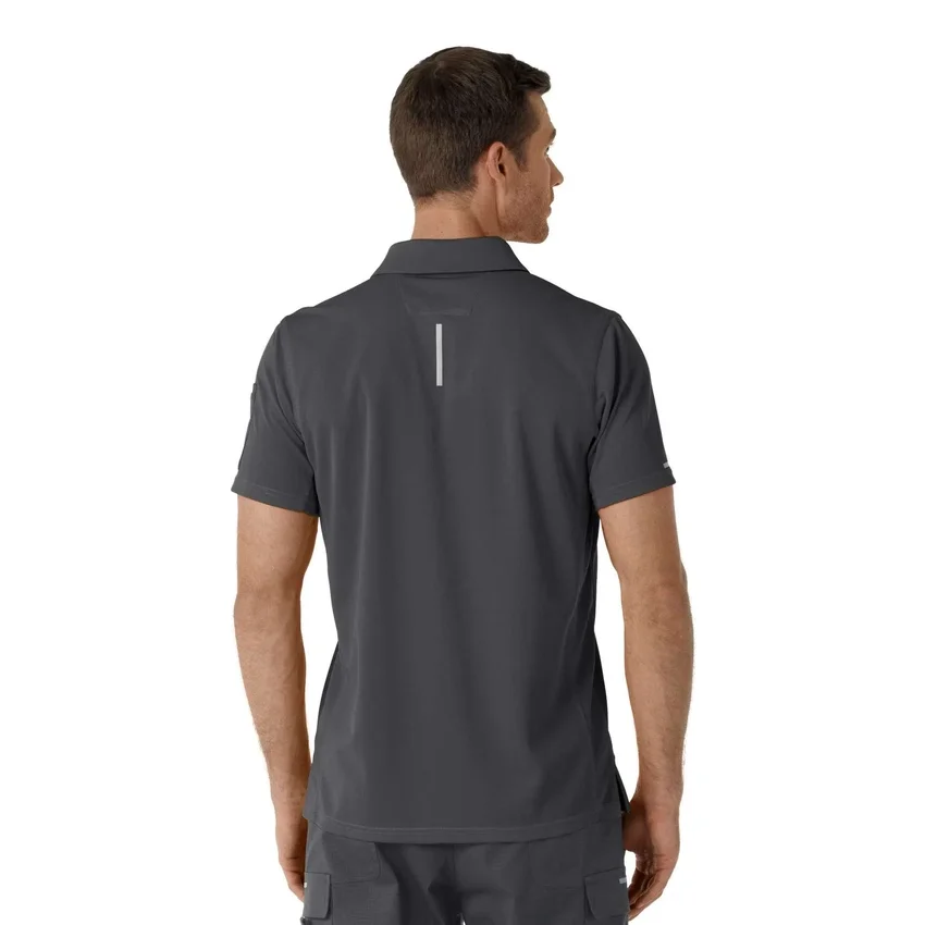 Camisa de polo de manguitos cortos leves Rugged Flex® Rscu para uso clínico