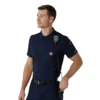 Camisa de polo de manguitos cortos leves Rugged Flex® Rscu para uso clínico