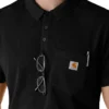 Camisa de polo de manguitos cortos leves Rugged Flex® Rscu para uso clínico
