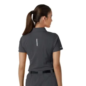 Camisa de polo médica feminina de manguitos curtos Rugged Flex® Rscu Lightweight