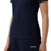 Camisa de polo médica feminina de manguitos curtos Rugged Flex® Rscu Lightweight