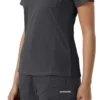 Camisa de polo médica feminina de manguitos curtos Rugged Flex® Rscu Lightweight