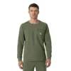 Camisa de trabalho de manguitos compridos com gola redonda Force Cross-Flex