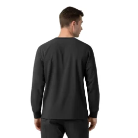 Camisa de trabalho de manguitos compridos com gola redonda Force Cross-Flex