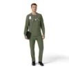 Camisa de trabalho de manguitos compridos com gola redonda Force Cross-Flex