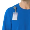 Camisa de trabalho de manguitos compridos com gola redonda Force Cross-Flex