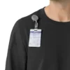 Camisa de trabalho de manguitos compridos com gola redonda Force Cross-Flex