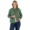 Camisa exterior feminina Montana Rugged Flex® de corte largo em tecido de algodão pesado