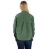 Camisa exterior feminina Montana Rugged Flex® de corte largo em tecido de algodão pesado
