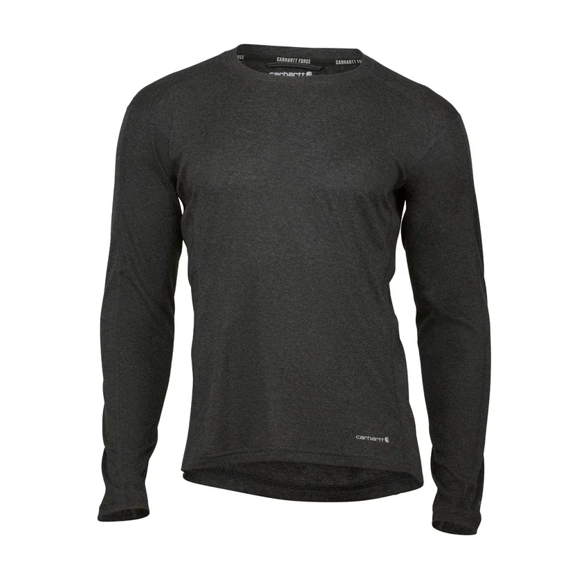 Camisa interior elástica de peso médio com camisola de gola redonda da Force