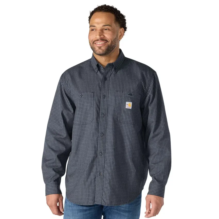 Camisa xadrez com manguitos longos Force Sun Defender™ para homem - Camisas com proteção solar