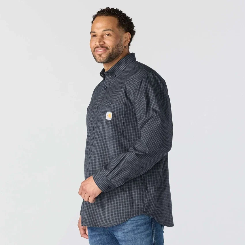 Camisa xadrez com manguitos longos Force Sun Defender™ para homem - Camisas com proteção solar