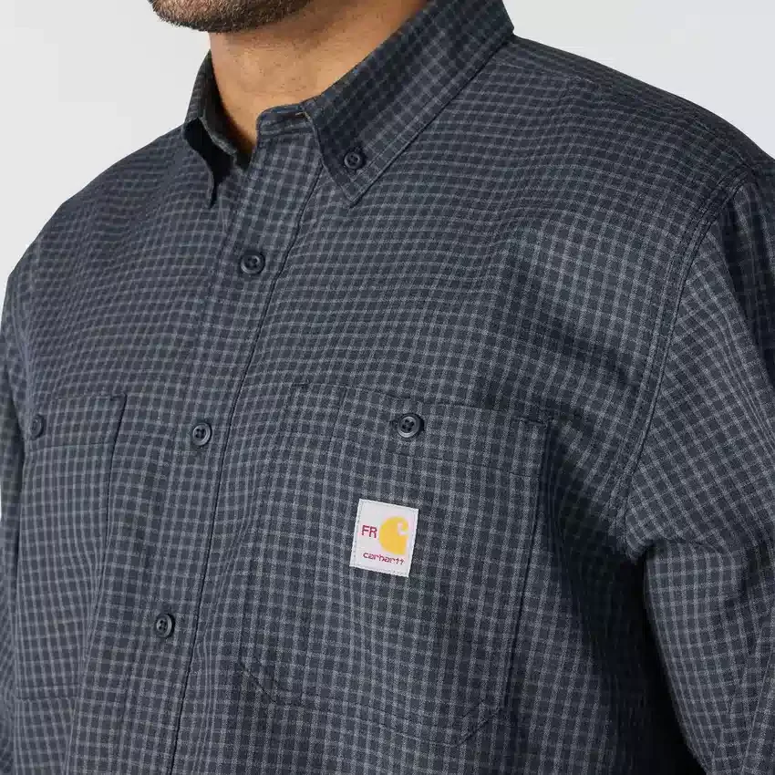 Camisa xadrez com manguitos longos Force Sun Defender™ para homem - Camisas com proteção solar