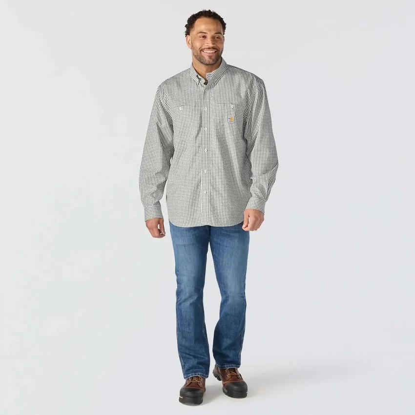 Camisa xadrez com manguitos longos Force Sun Defender™ para homem - Camisas com proteção solar