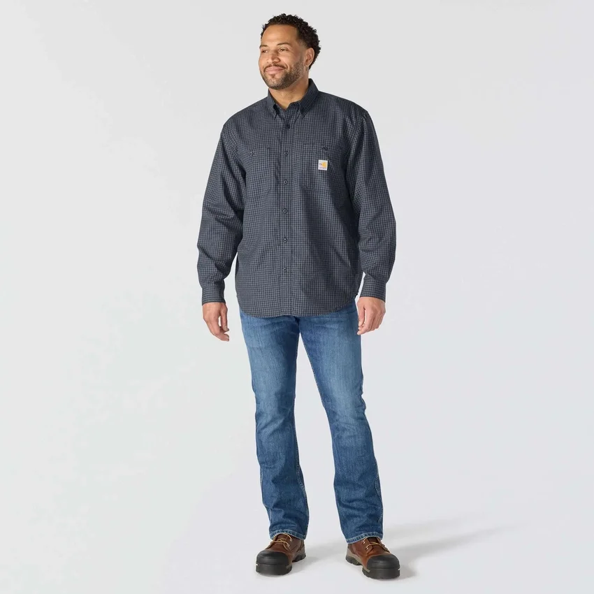Camisa xadrez com manguitos longos Force Sun Defender™ para homem - Camisas com proteção solar
