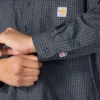 Camisa xadrez com manguitos longos Force Sun Defender™ para homem - Camisas com proteção solar