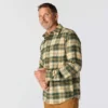 Camisa xadrez de manguitos longos em flanela de peso médio, com corte descontraído Rugged Flex™