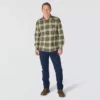 Camisa xadrez de manguitos longos em flanela de peso médio, com corte descontraído Rugged Flex™
