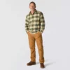 Camisa xadrez de manguitos longos em flanela de peso médio, com corte descontraído Rugged Flex™