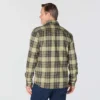Camisa xadrez de manguitos longos em flanela de peso médio, com corte descontraído Rugged Flex™
