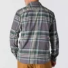 Camisa xadrez de manguitos longos em flanela de peso médio, com corte descontraído Rugged Flex™