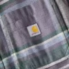Camisa xadrez de manguitos longos em flanela de peso médio, com corte descontraído Rugged Flex™