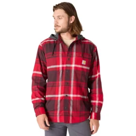 Camisas com capuz xadrez de corte descontraído Hamilton para homem - Camisas para homem