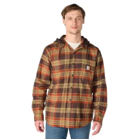 Camisas com capuz xadrez de corte descontraído Hamilton para homem - Camisas para homem
