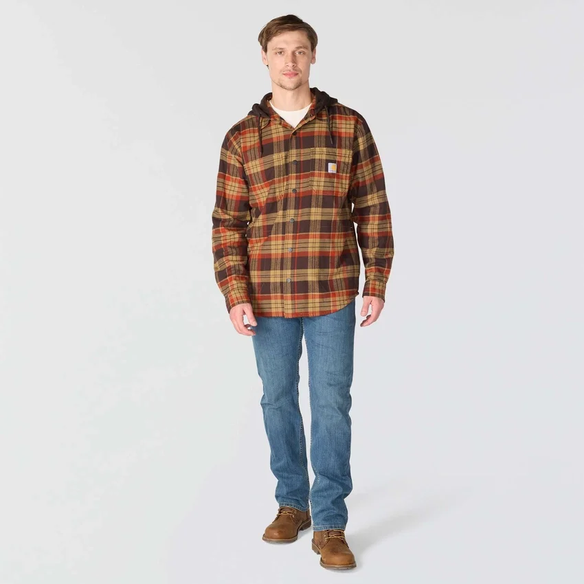 Camisas com capuz xadrez de corte descontraído Hamilton para homem - Camisas para homem