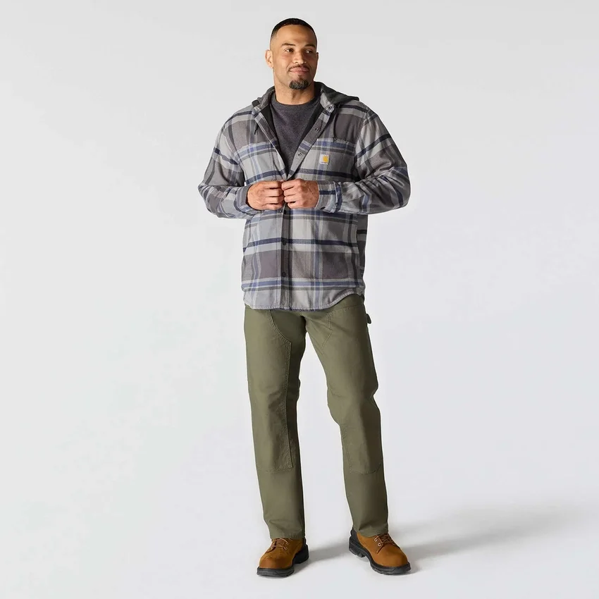 Camisas com capuz xadrez de corte descontraído Hamilton para homem - Camisas para homem