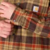 Camisas com capuz xadrez de corte descontraído Hamilton para homem - Camisas para homem