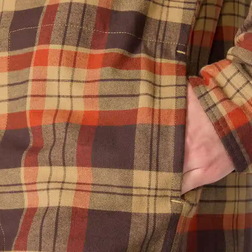 Camisas com capuz xadrez de corte descontraído Hamilton para homem - Camisas para homem