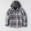 Camisas com capuz xadrez de corte descontraído Hamilton para homem - Camisas para homem