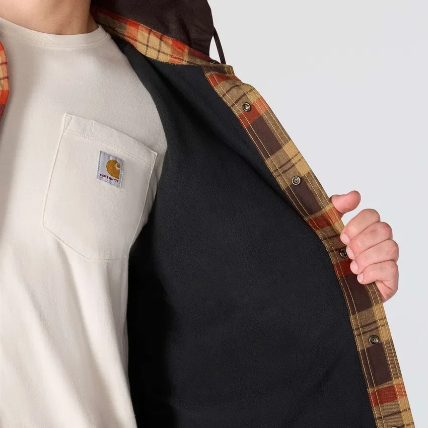 Camisas com capuz xadrez de corte descontraído Hamilton para homem - Camisas para homem