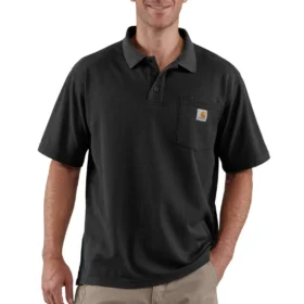 Camisas de corte largo com bolso para homem