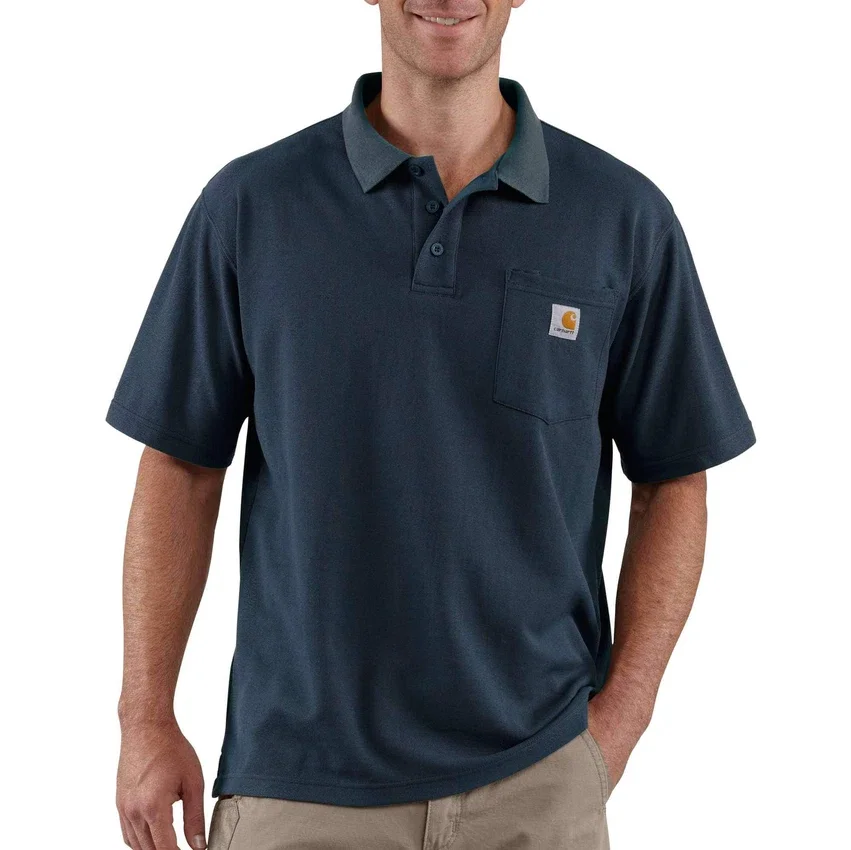 Camisas de corte largo com bolso para homem
