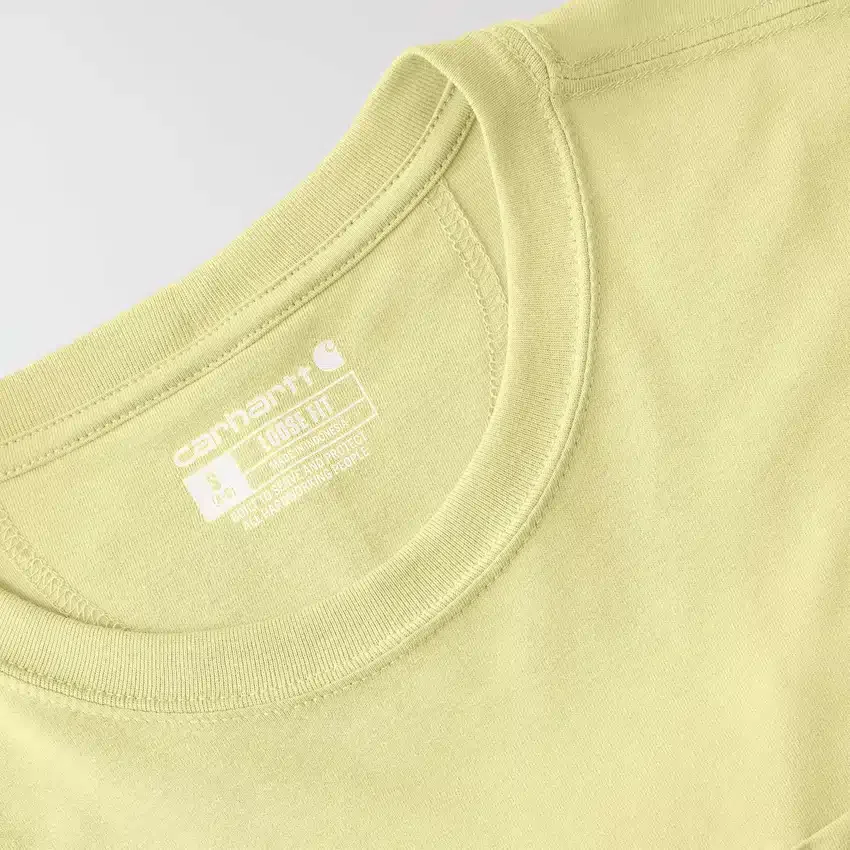 Camisas de gola redonda, corte largo e leve, com bolso, em Tencel