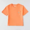 Camisas de gola redonda, corte largo e leve, com bolso, em Tencel