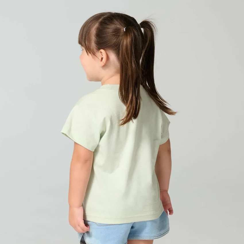 Camisas de manga curta com bolso tipo «garden» para meninas (Criança/Bebé/Jovem)